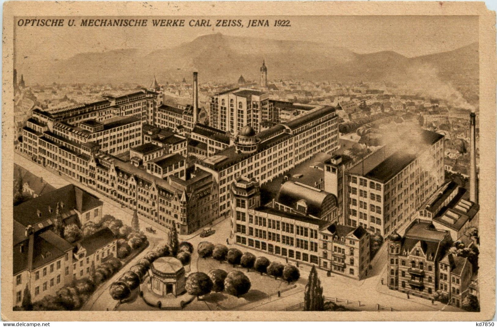 Jena - Optische U. Mechanische Werke Carl Zeiss Jena 1922 - Jena