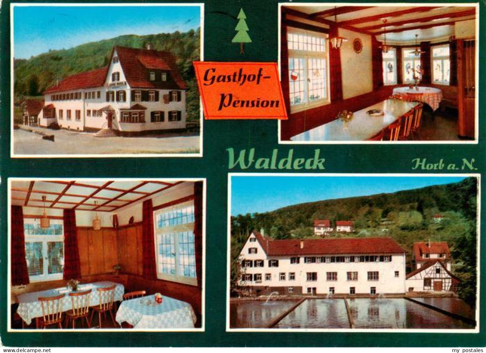 73898128 Horb Neckar Gasthof Pension Waldeck Gastraeume Horb Neckar - Horb