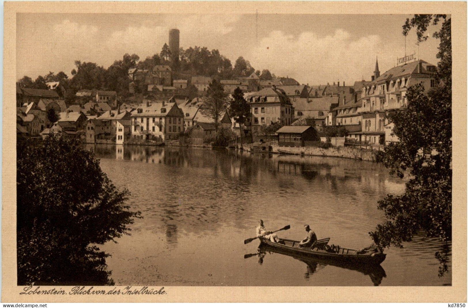 Lobenstein/Thür. - Blick Von Der Inselbrücke - Lobenstein