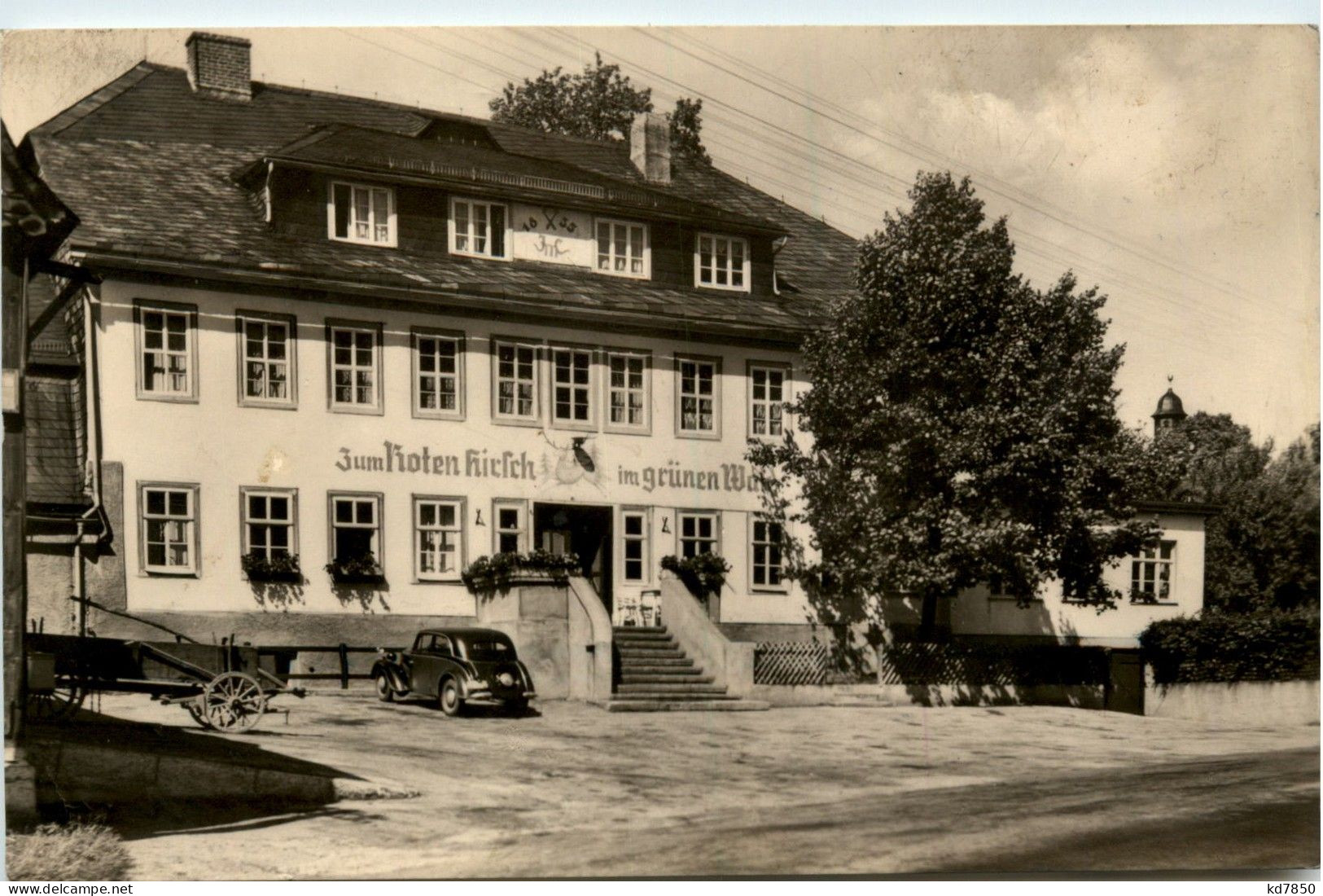 Saalfeld- Hoheneiche über Saalfeld-Gasthaus Zum Roten Hirsch - Saalfeld