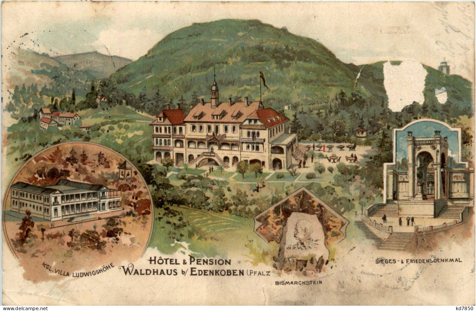 Hotel Waldhaus Bei Edenkoben - Litho - Edenkoben