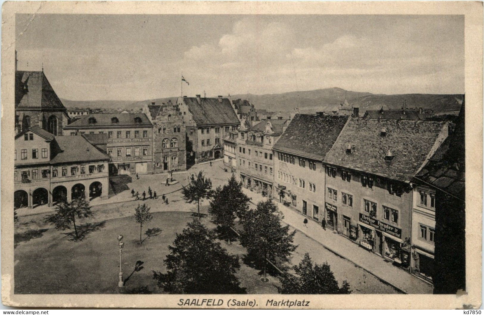 Saalfeld/Saale - Marktplatz - Saalfeld