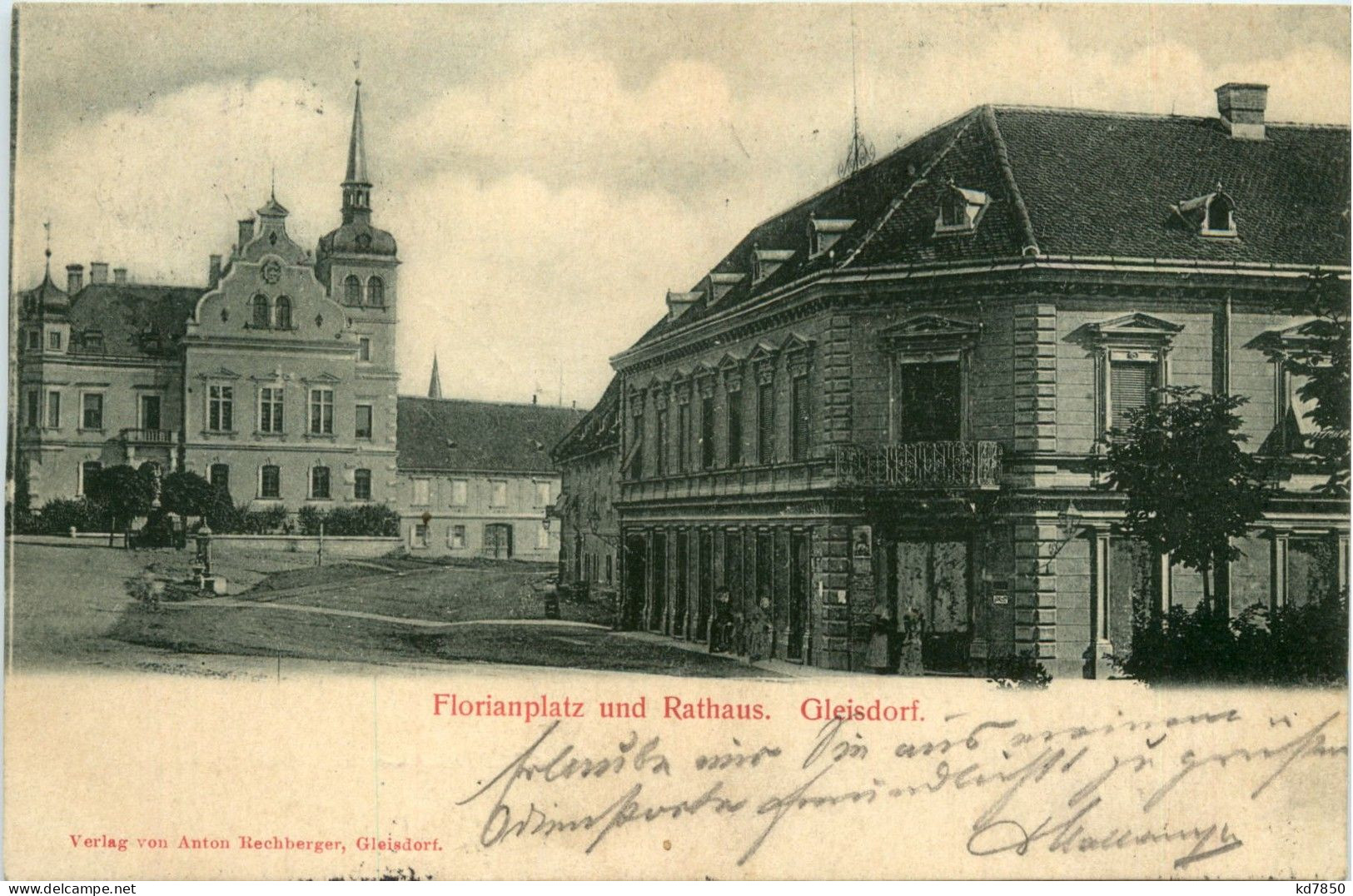 Gleisdorf/Steiermark - Florianplatz Und Rathaus - Gleisdorf