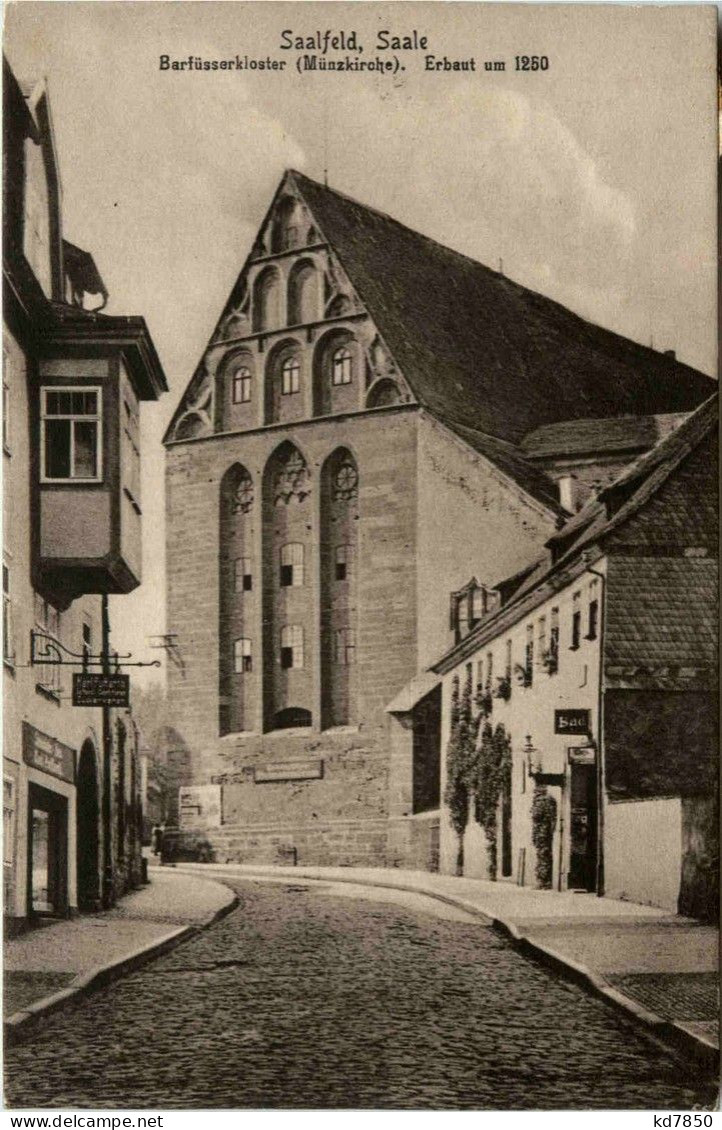 Saalfeld/Saale - Barfüsserkloster - Münzkirche - Saalfeld