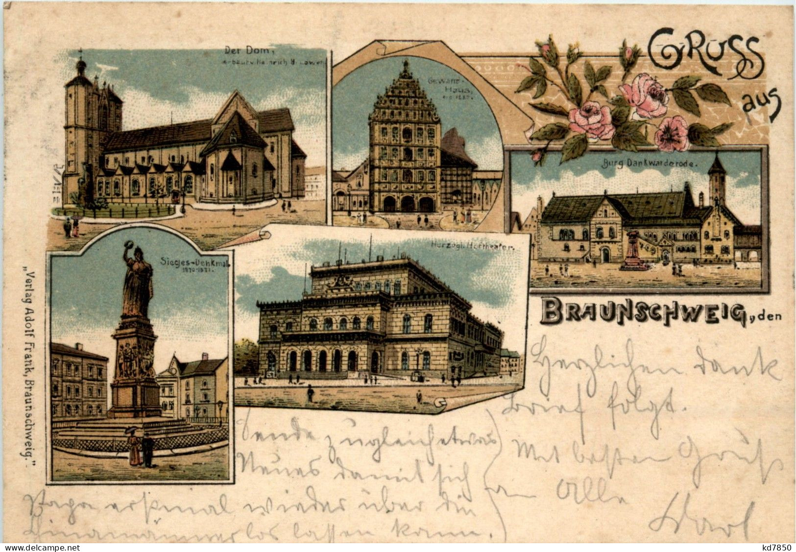 Gruss Aus Braunschweig - Litho - Braunschweig