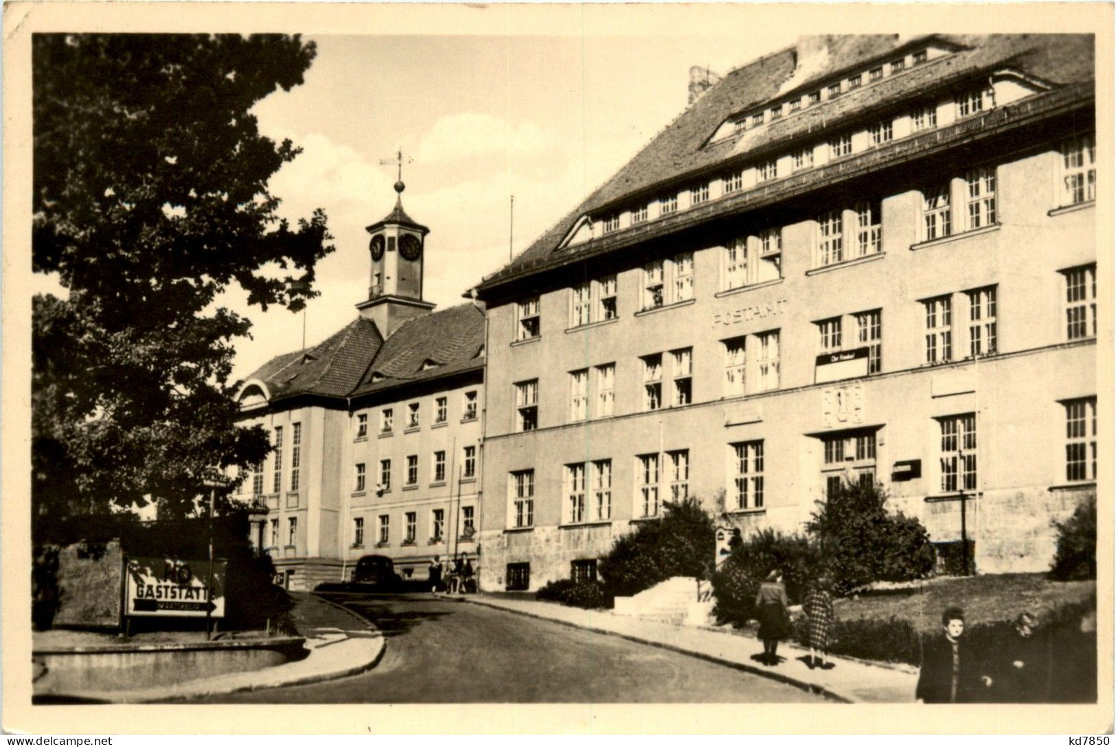 Zella-Mehlis /Thür.Wald - Rathaus Mit Postamt - Zella-Mehlis