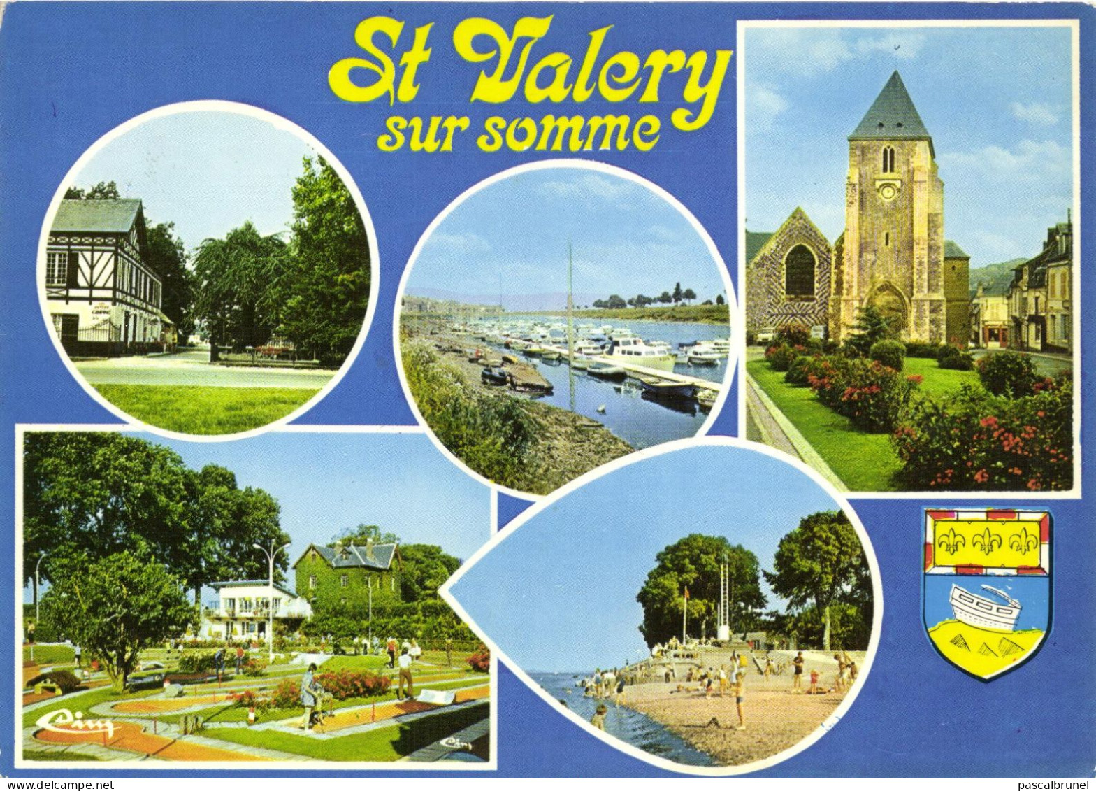 SAINT VALERY SUR SOMME - CAMPING DE LA CROIX L'ABBE - LE PORT DE PLAISANCE - L'EGLISE - LE GOLF - LA PLAGE DES BAINS - Saint Valery Sur Somme