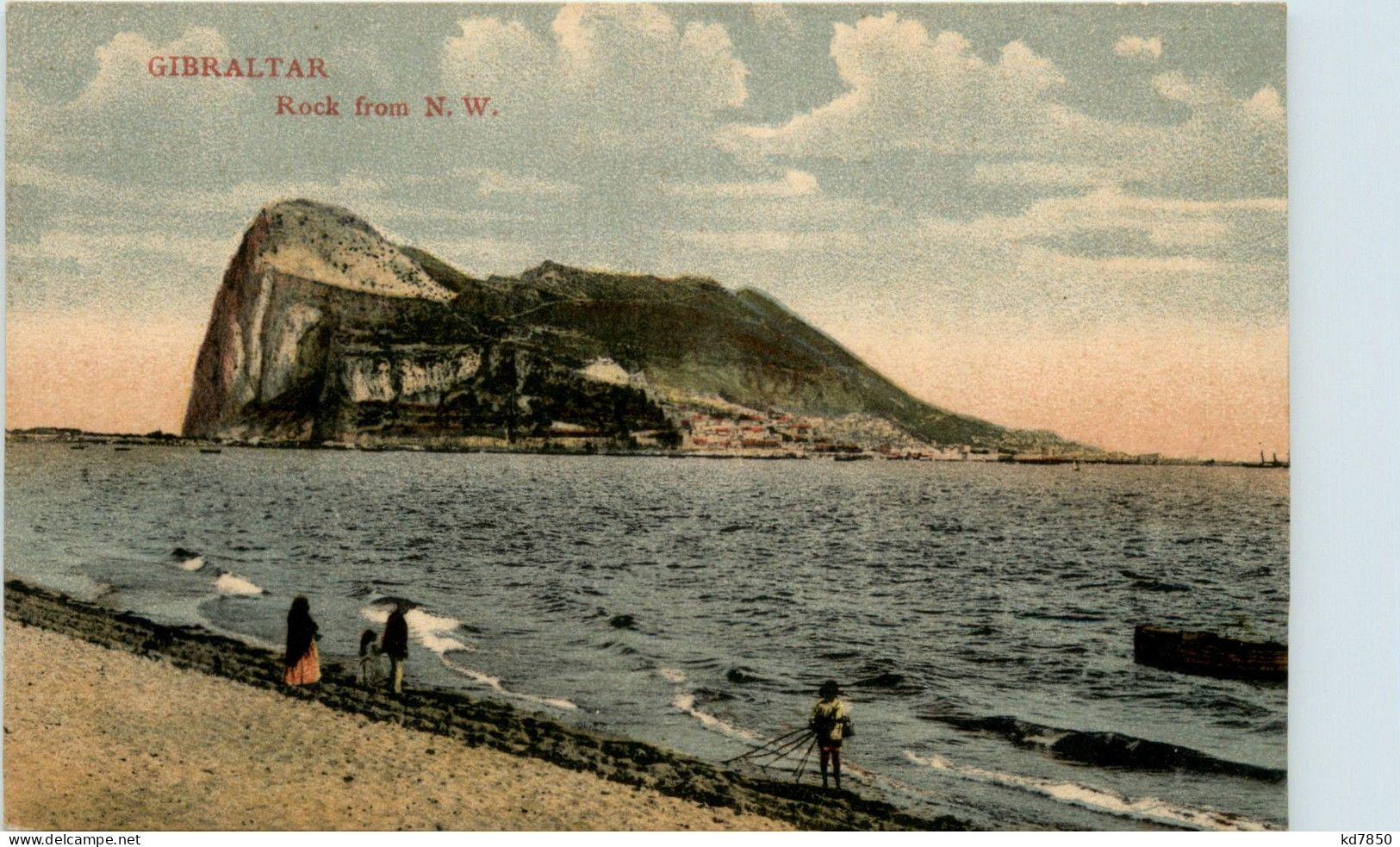 Gibraltar - Rock From NW - Gibraltar