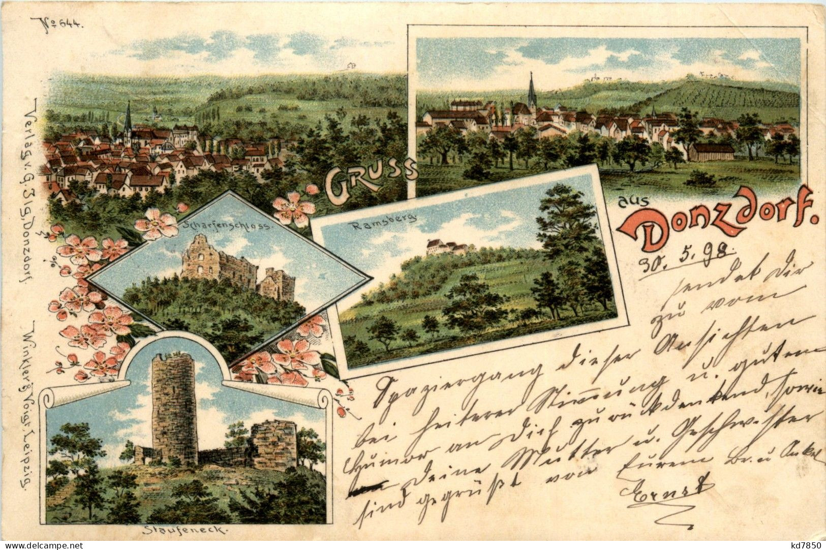 Gruss Aus Donzdorf - Litho - Göppingen