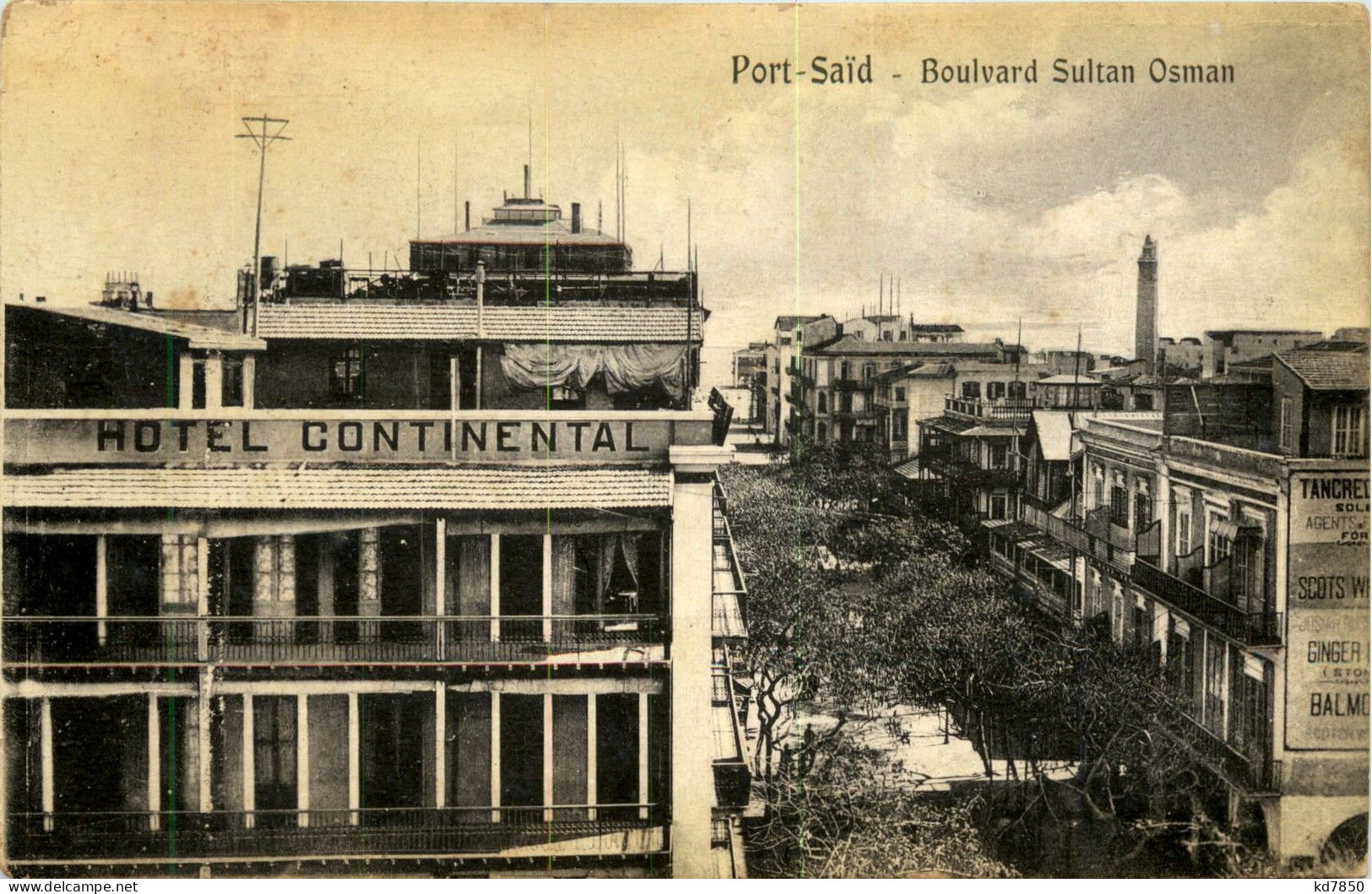 Port Said - Boulevard Sultan Osman - Port-Saïd
