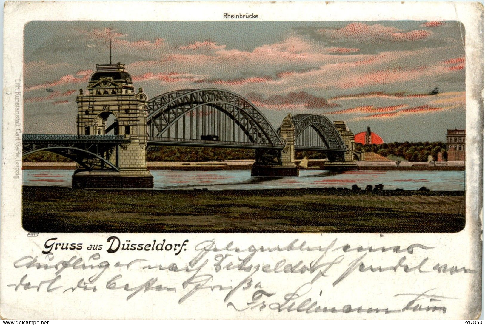 Gruss Aus Düsseldorf - Litho - Duesseldorf