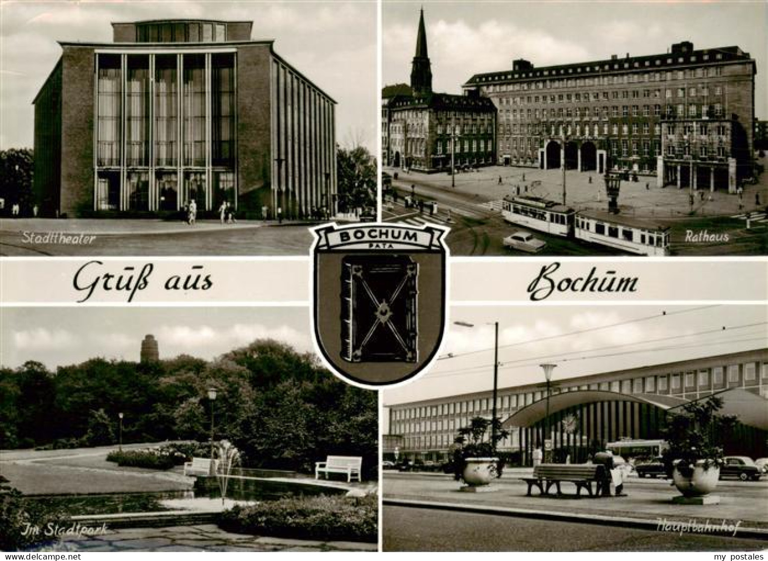 73898031 Bochum Stadttheater Rathaus Stadtpark Hauptbahnhof Bochum - Bochum
