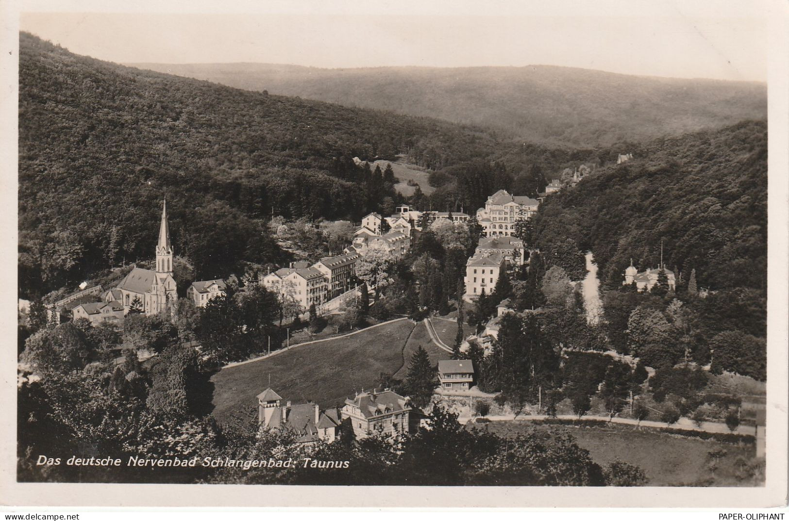 6229 SCHLANGENBAD, Blick über Den Ort - Schlangenbad