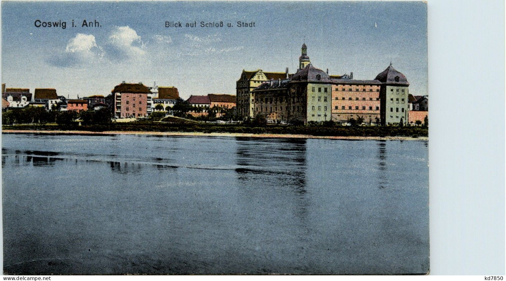 Coswig - Blick Auf Schloss Und Stadt - Coswig