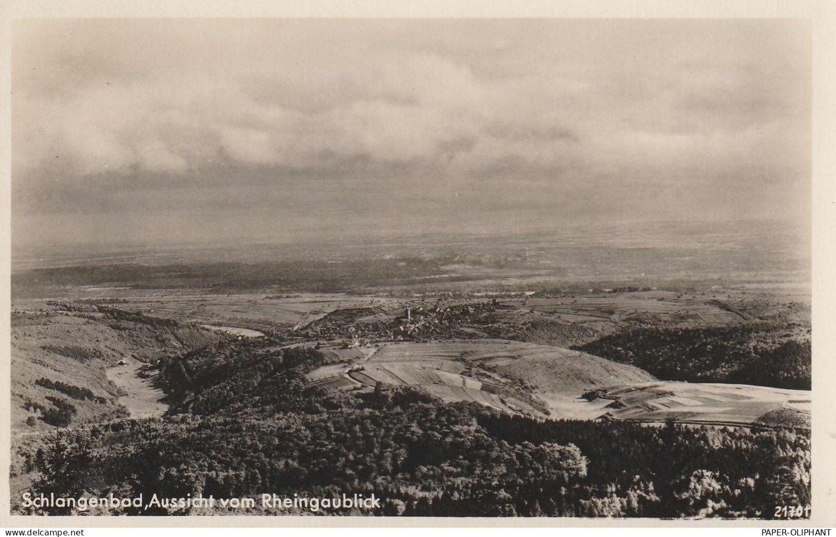 6229 SCHLANGENBAD, Blick Vom Rheingaublick - Schlangenbad