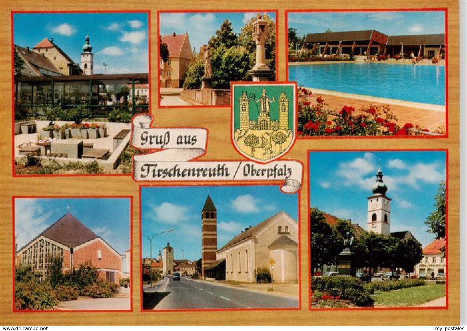 73898012 Tirschenreuth Teilansichten Kirchen Schwimmbad Tirschenreuth - Tirschenreuth