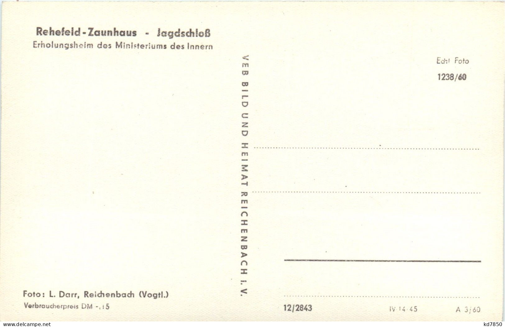 Rehefeld-Zaunhaus - Jagdschloss - Altenberg