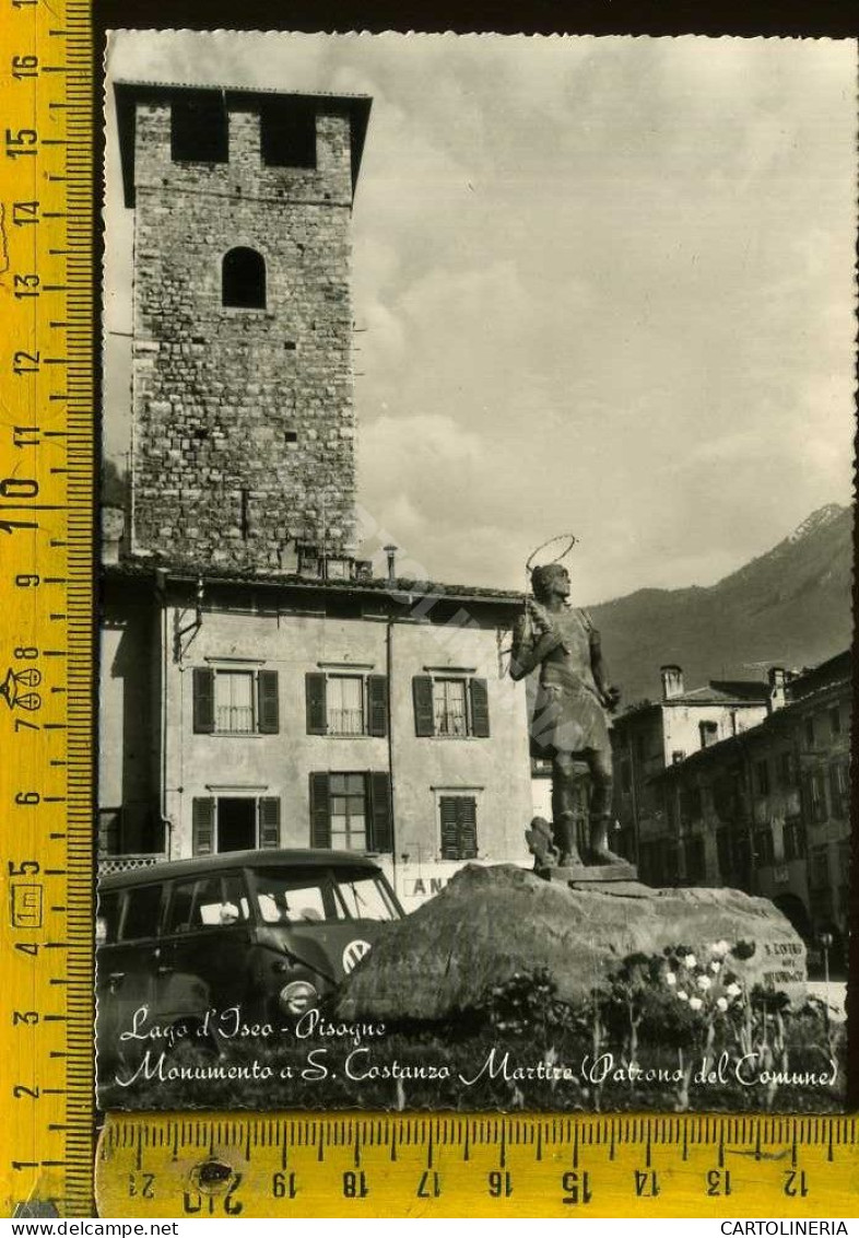Brescia Lago D' Iseo - Pisogne Monumento A S. Costanza Martire (Patrona Del Comune) - Brescia
