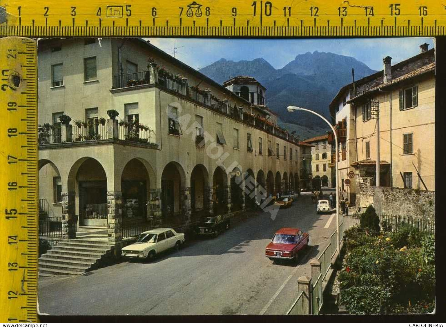 Brescia  Borno Vallecamonica Con Sfondo Pizzo Camino  - Brescia