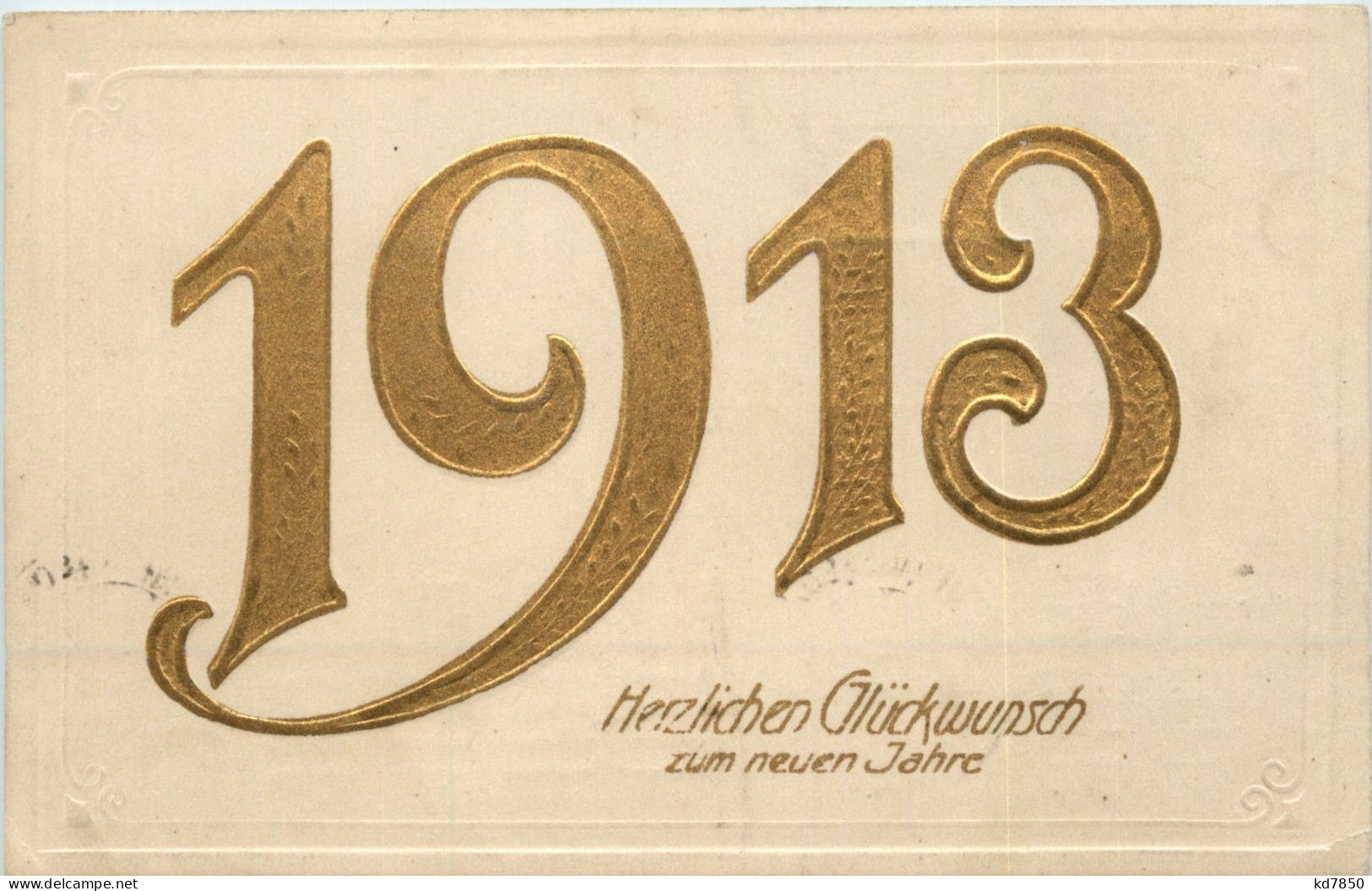 Neujahr - Jahreszahl 1913 - Año Nuevo