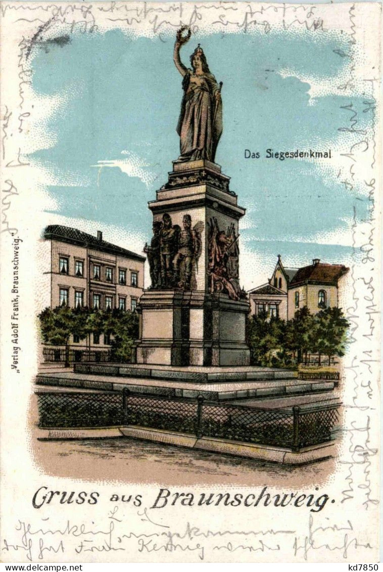 Gruss Aus Braunschweig - Litho - Braunschweig