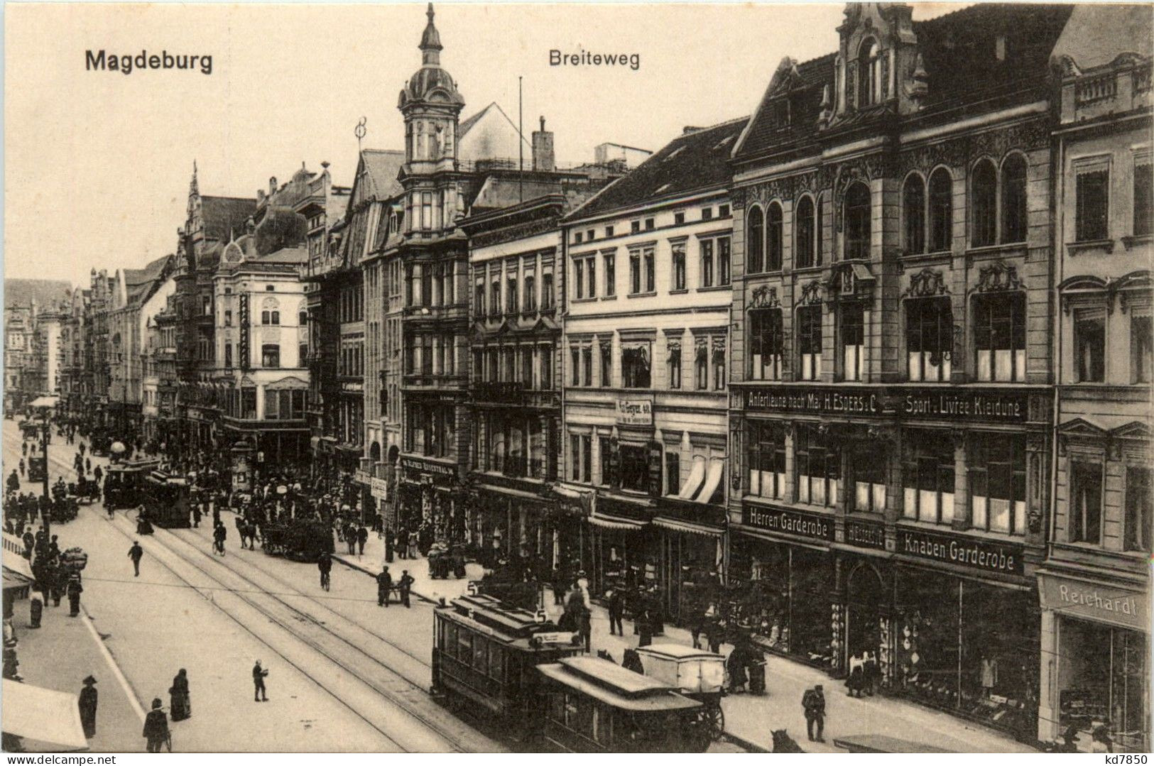 Magdeburg - Breiteweg - Strassenbahn - Magdeburg