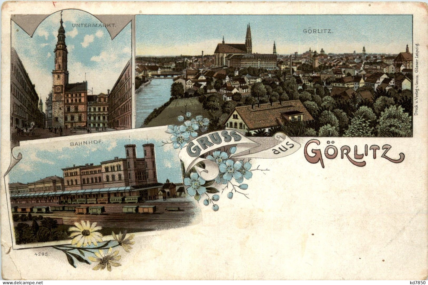 Gruss Aus Görlitz - Litho - Görlitz