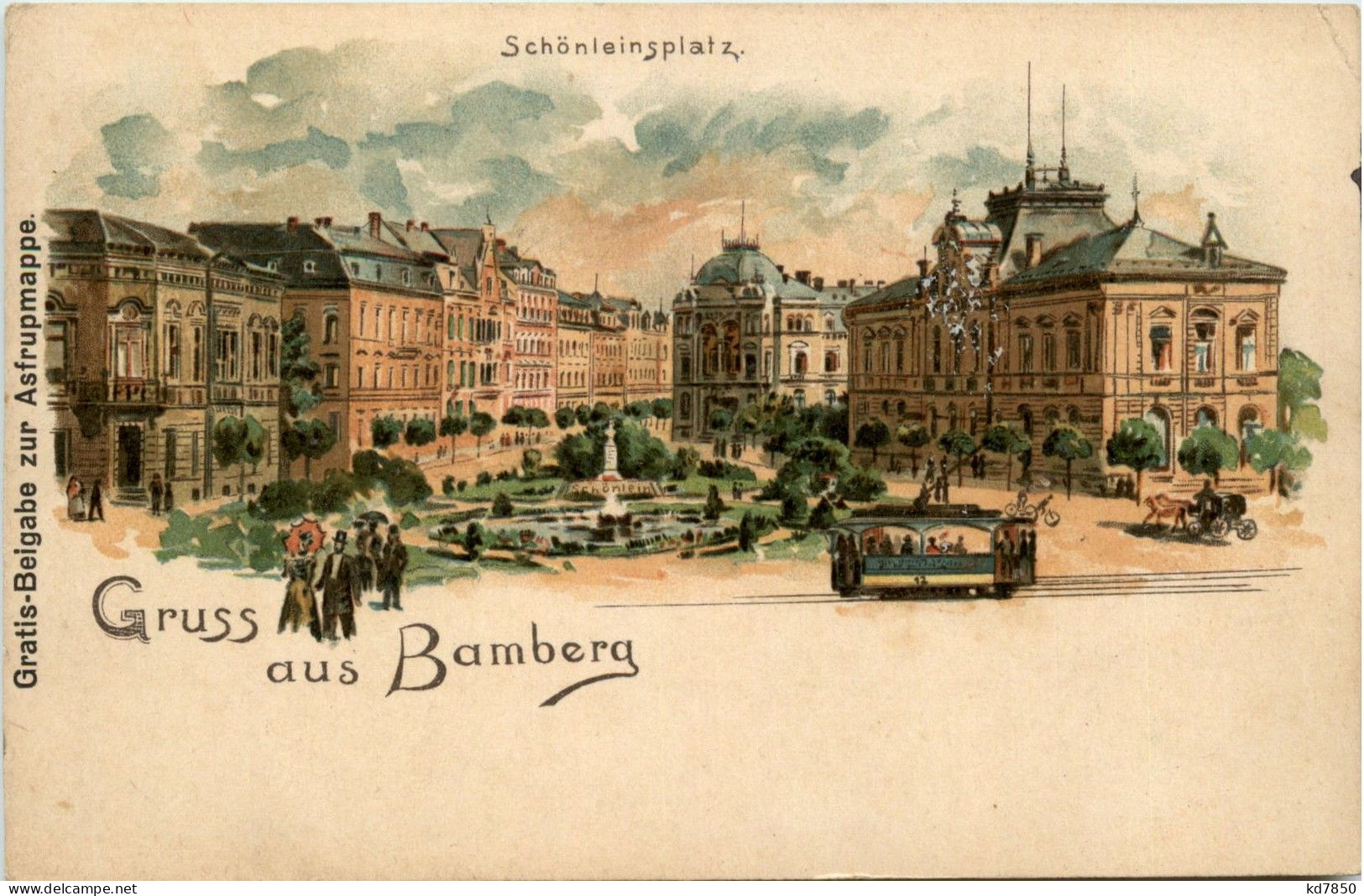 Gruss Aus Bamberg - Litho - Bamberg