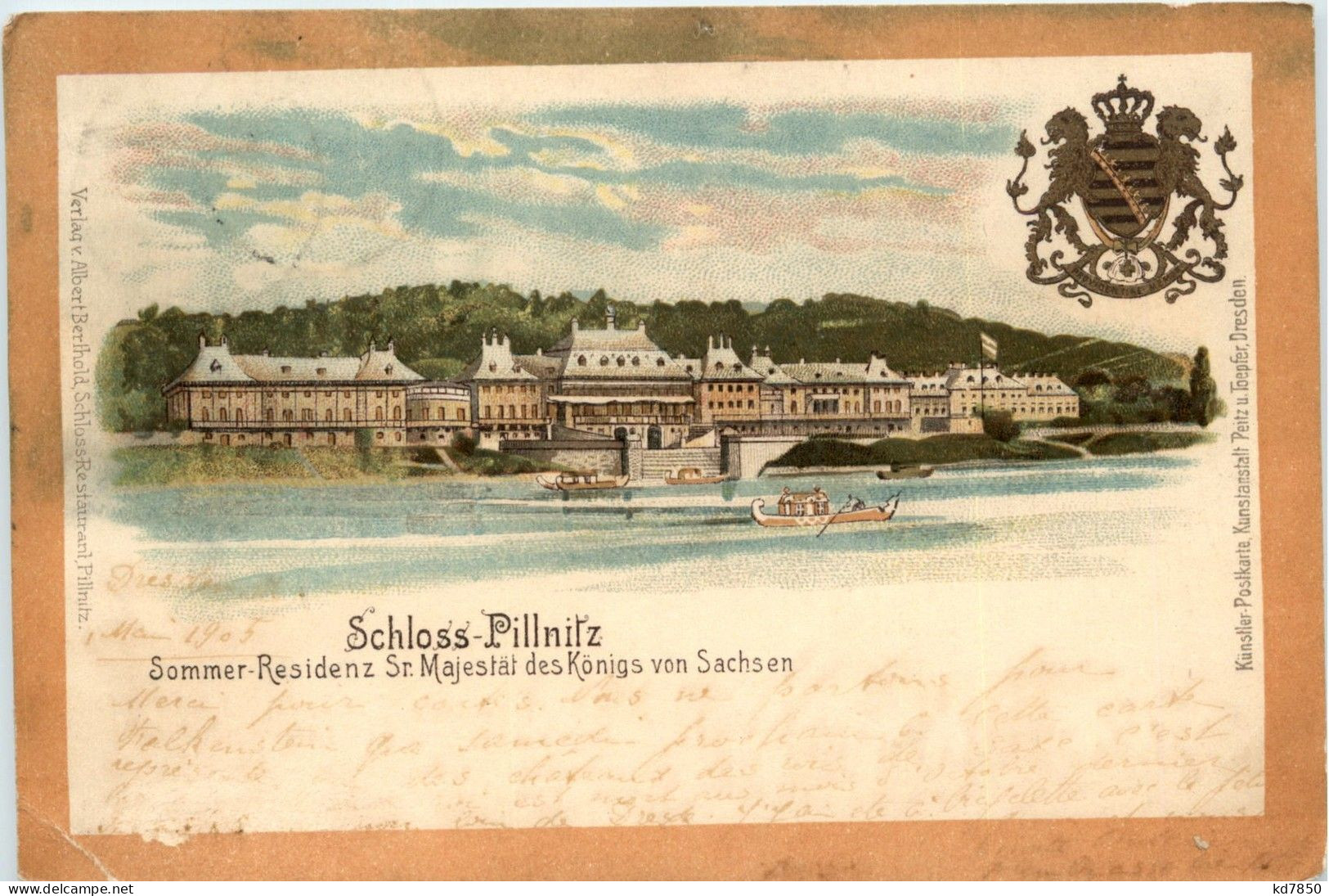 Schloss Pillnitz - Litho - Pillnitz