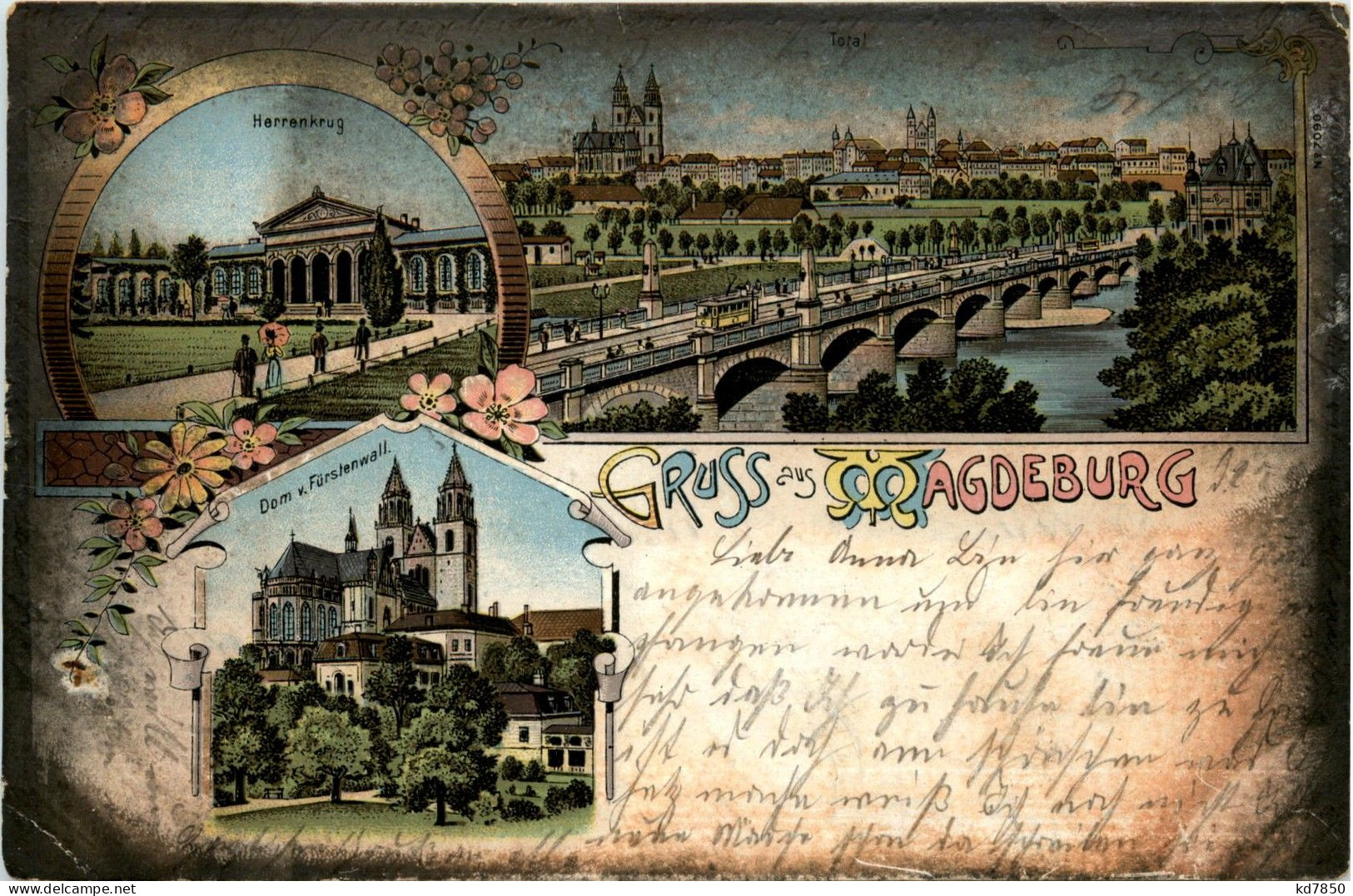 Gruss Aus Magdeburg - Litho - Magdeburg