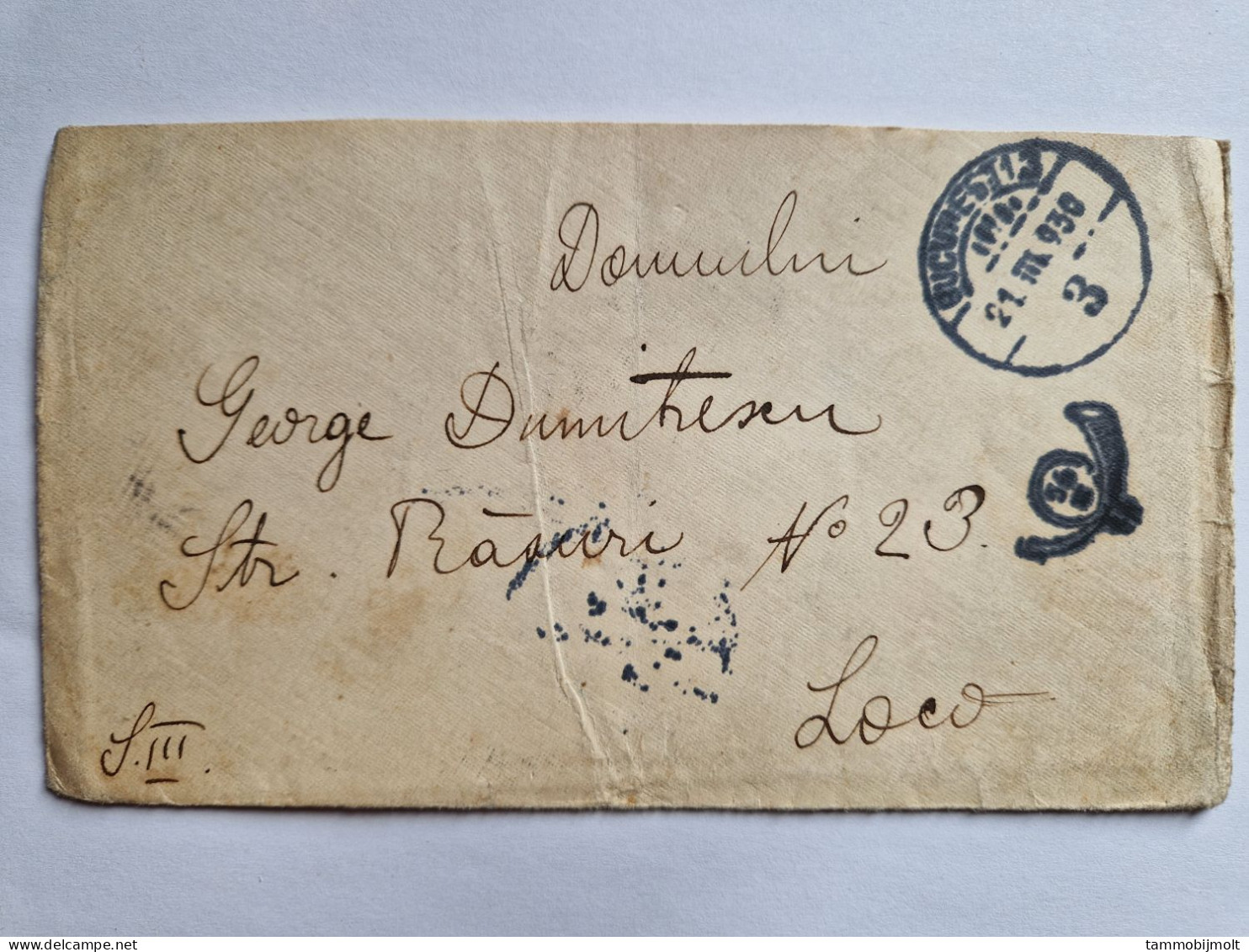 Romania, Local Cover Bucarest With 2 Postage Due, Taxa De Plata Stamps - Cartas & Documentos