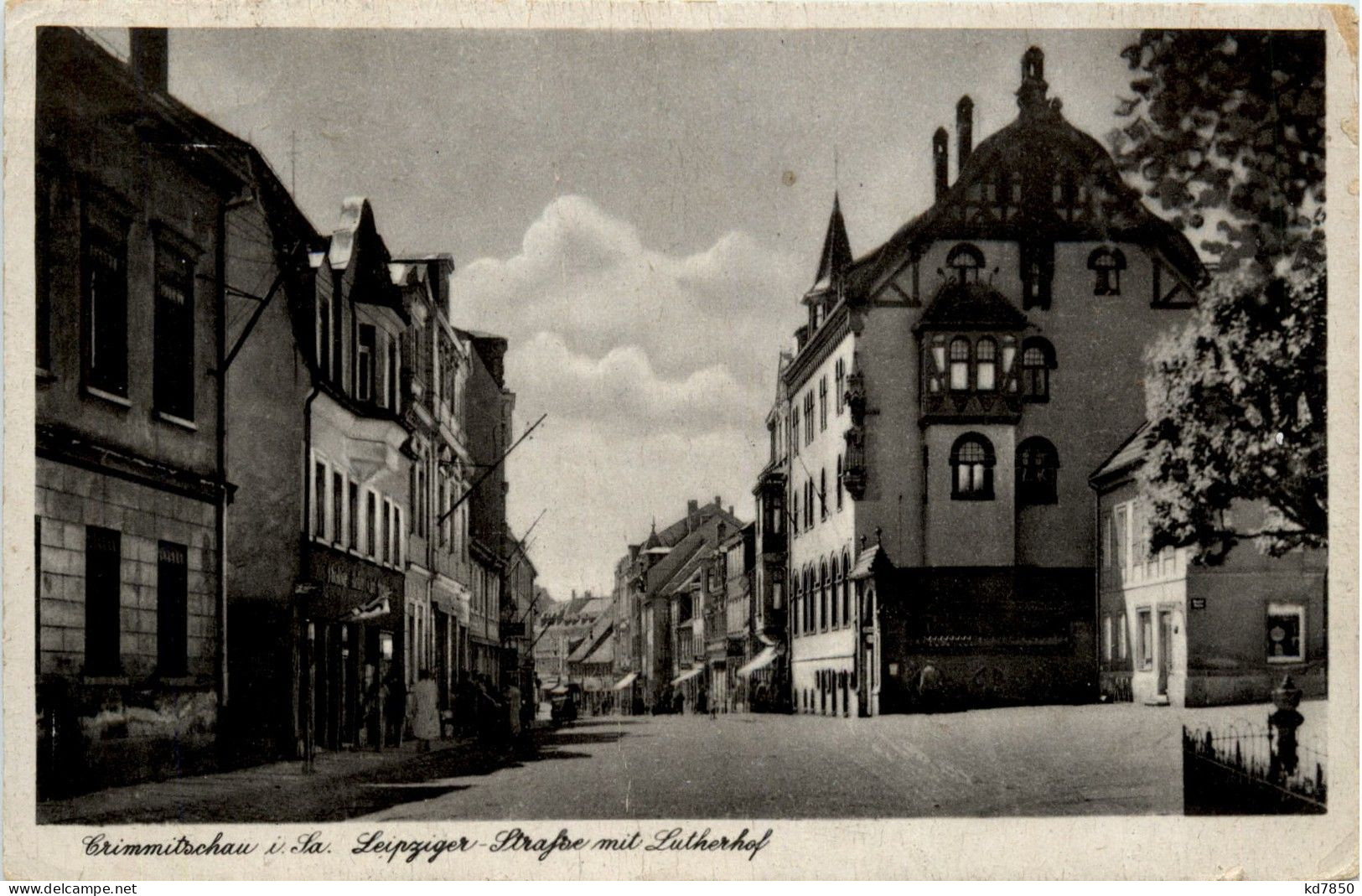 Crimmitschau - Leipziger Strasse - Crimmitschau