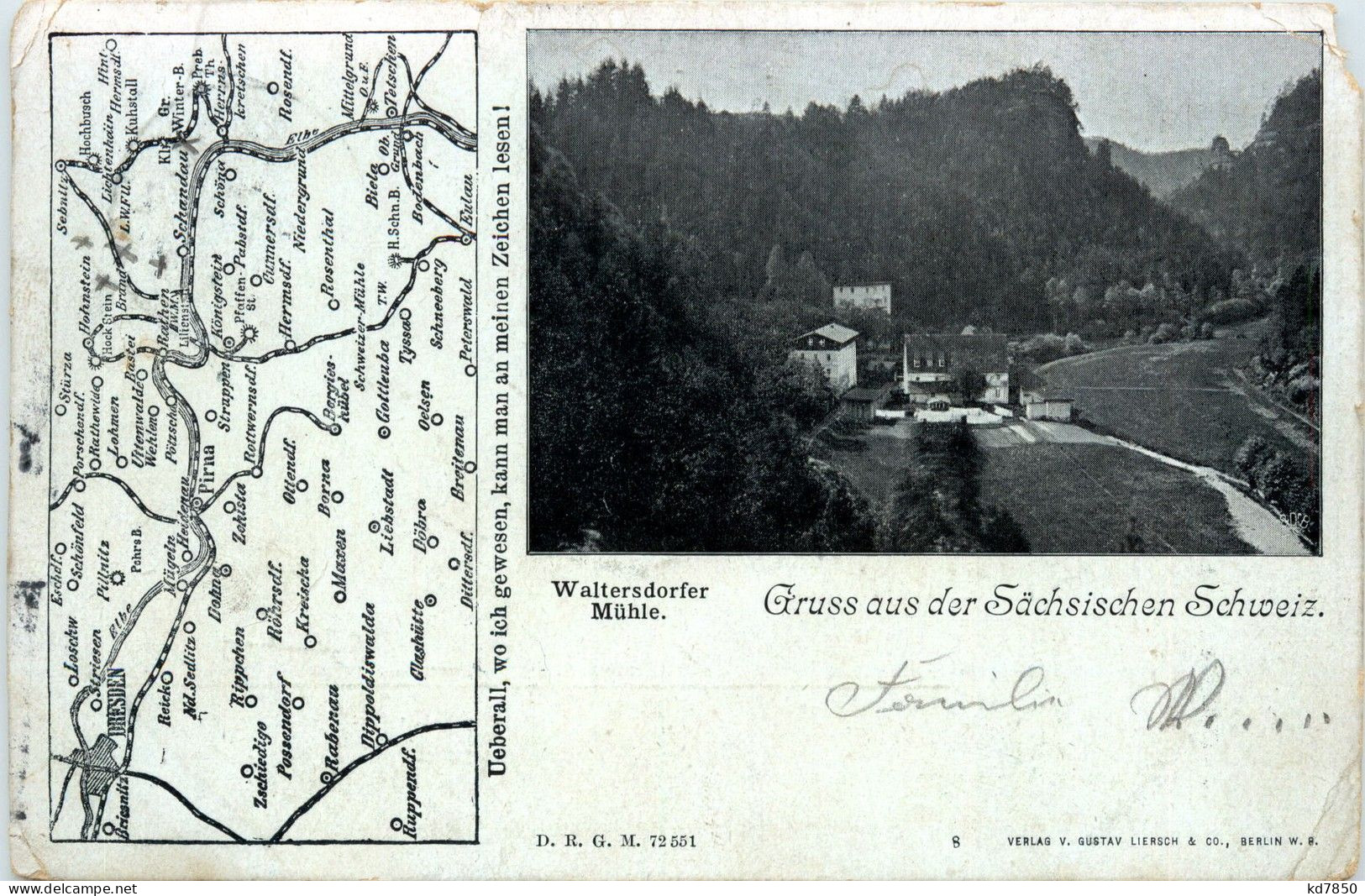 Gruss Aus Der Sächsischen Schweiz - Waltersdorfer Mühle - Bad Schandau