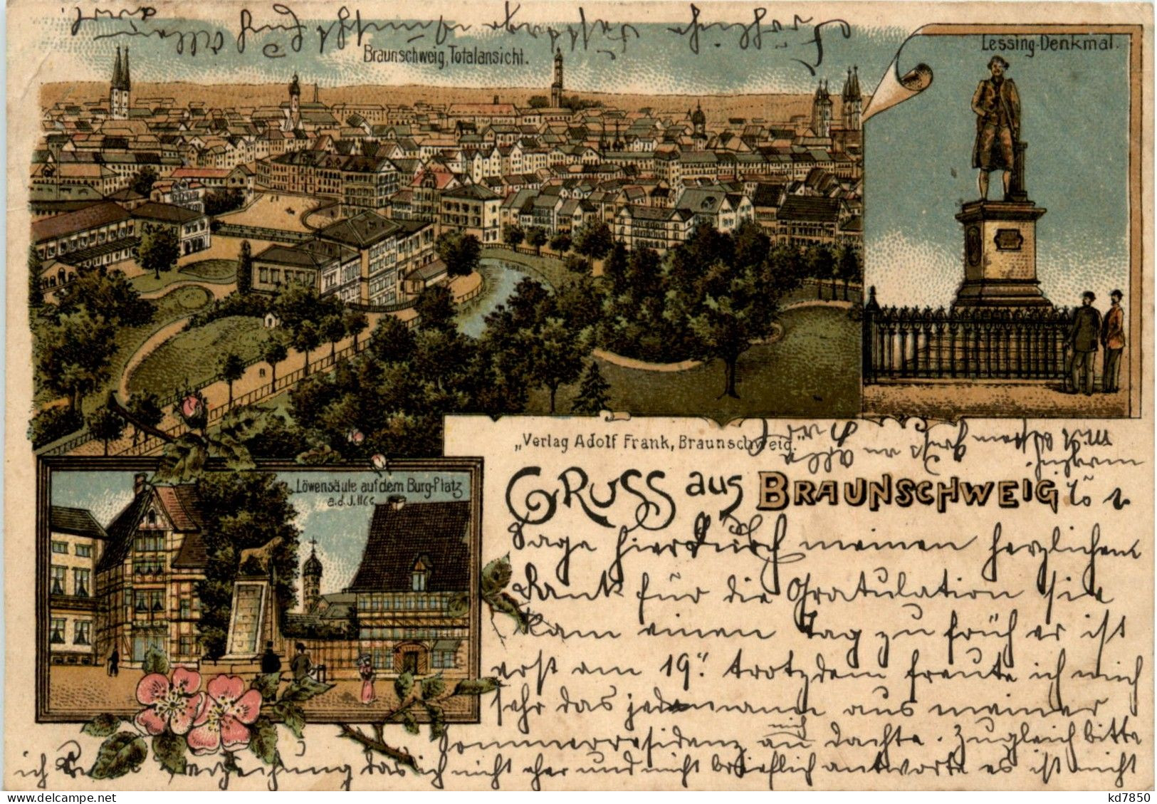 Gruss Aus Braunschweig - Litho - Braunschweig