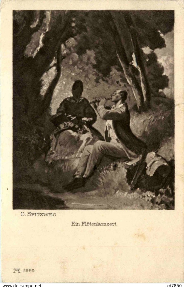 Carl Spitzweg - Ein Flötenkonzert - Sonstige & Ohne Zuordnung