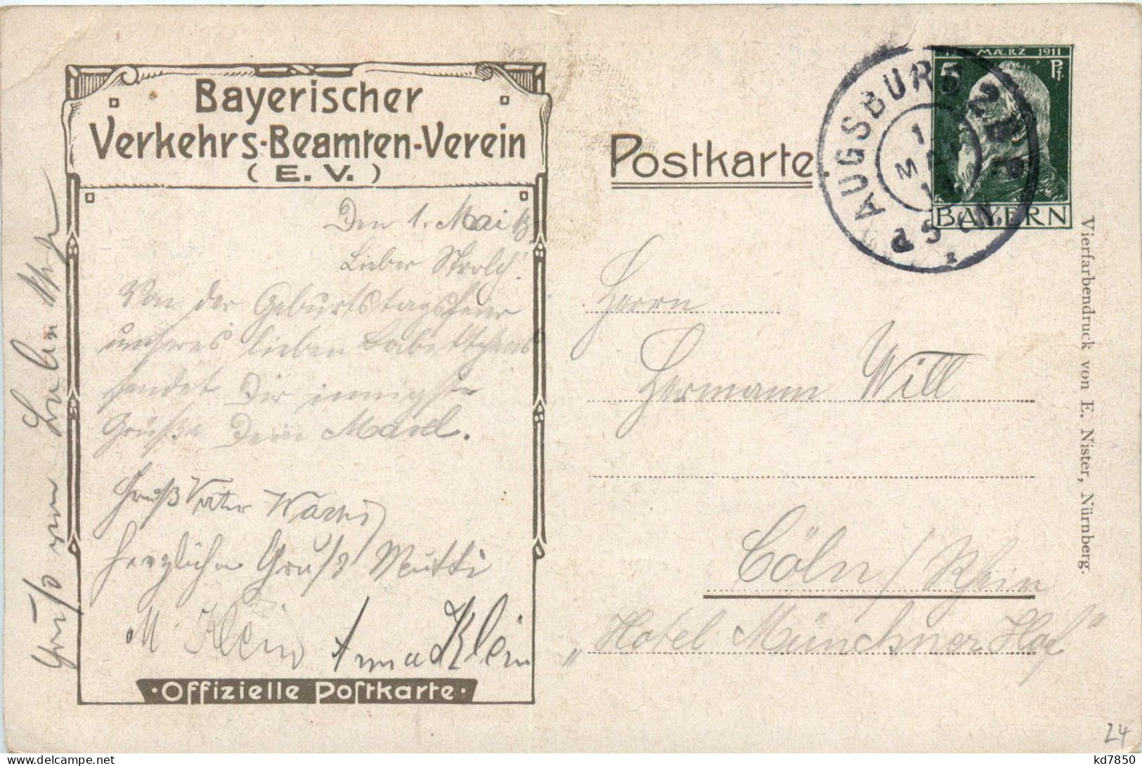 Bamberg - Bayrischer Verkehrtbeamten Verein 1913 - Bamberg