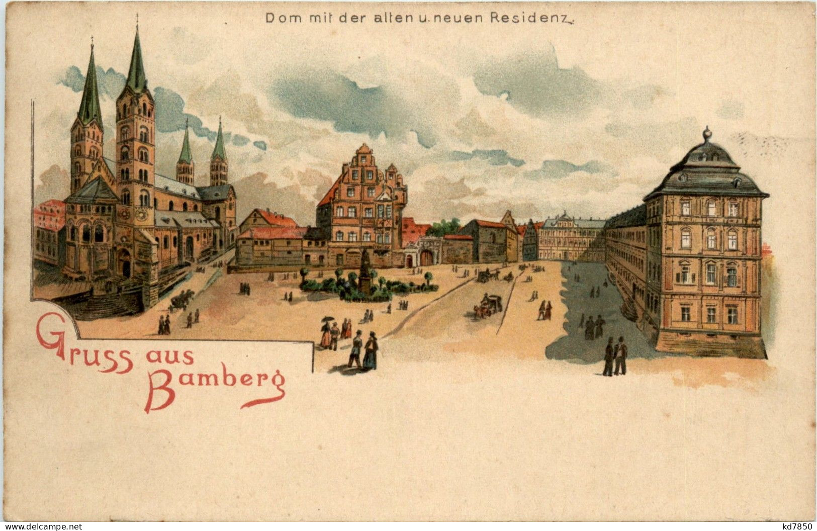 Gruss Aus Bamberg - Litho - Bamberg