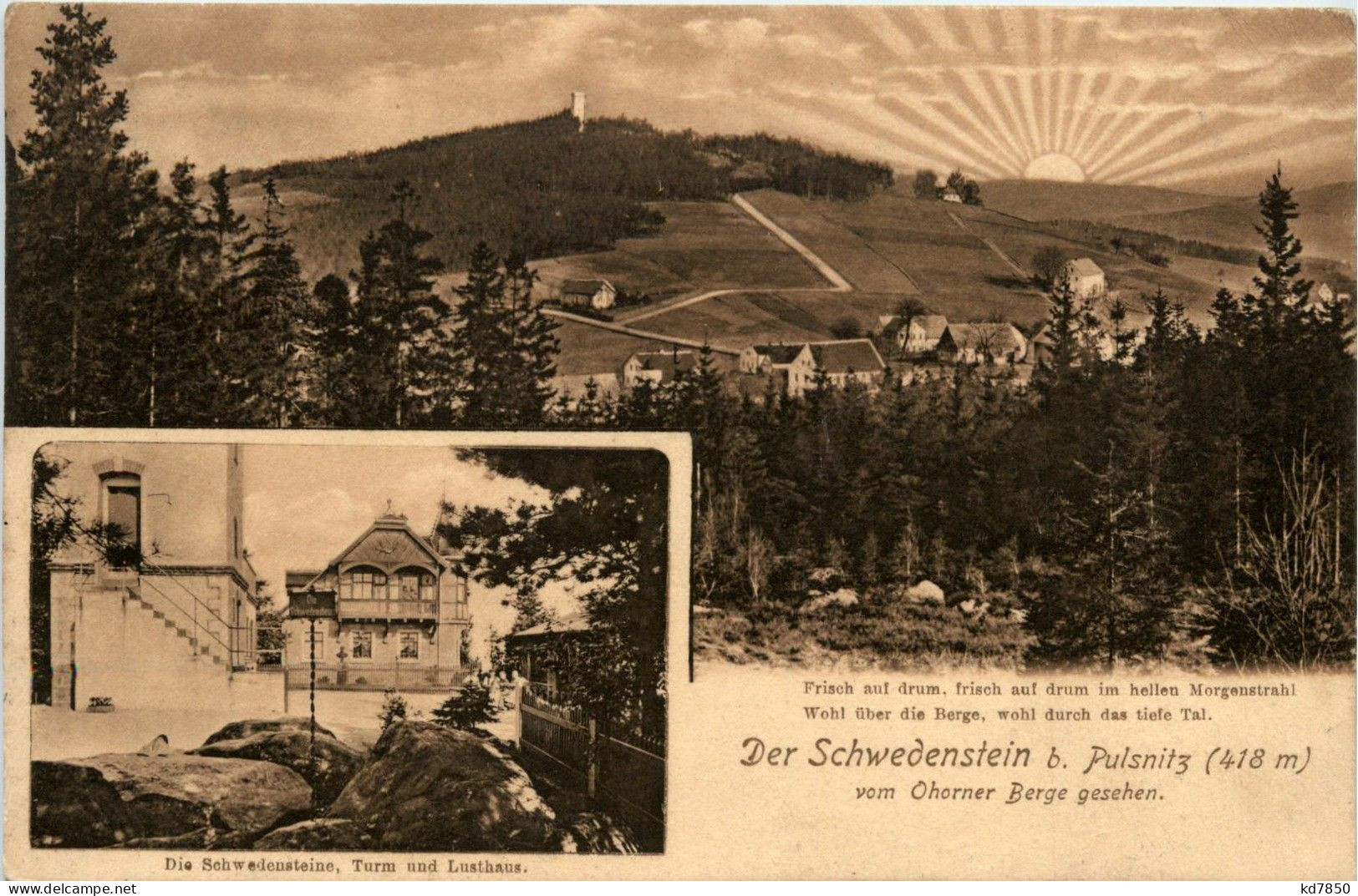 Der Schwedenstein Bei Pulsnitz - Pulsnitz