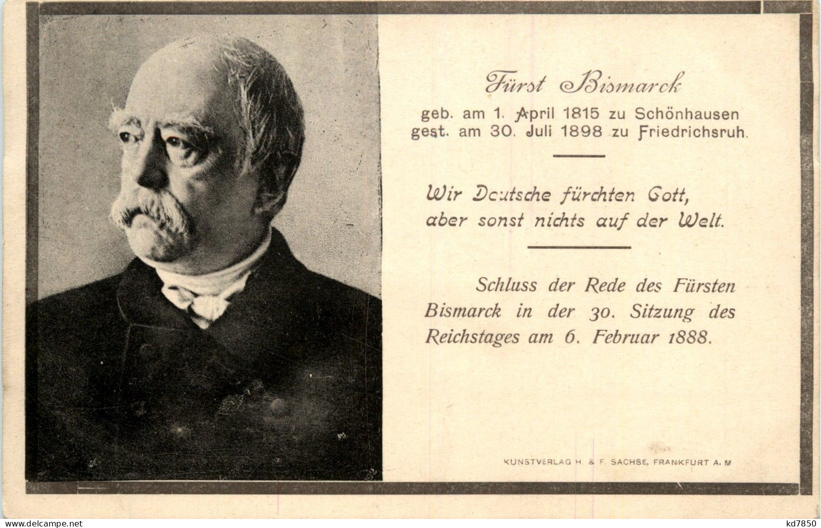 Fürst Bismarck - Politische Und Militärische Männer