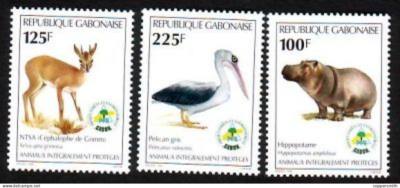 (039) Gabon / Gabonaise  Fauna / Animals / Animaux / Tiere / Dieren  ** / Mnh  Michel 1403-1405 - Gabon