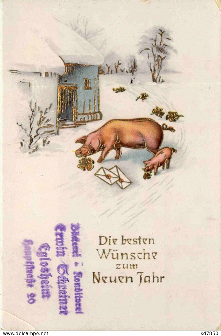 Neujahr - Schwein - Anno Nuovo