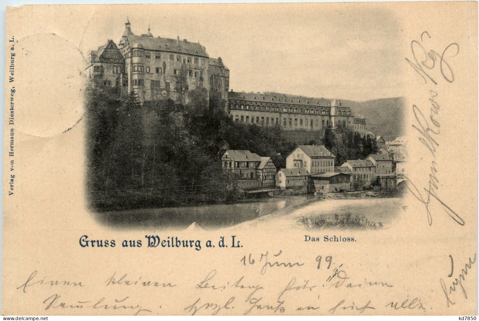 Gruss Aus Weilburg - Lahn - Schloss - Weilburg