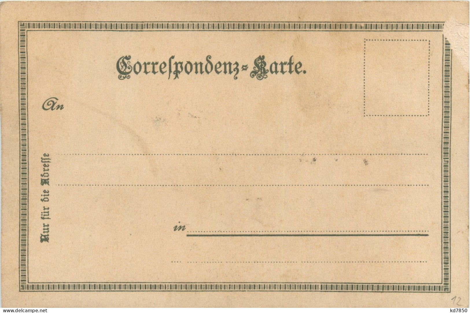 Karlsbad - Hirschensprung - Litho - Tschechische Republik