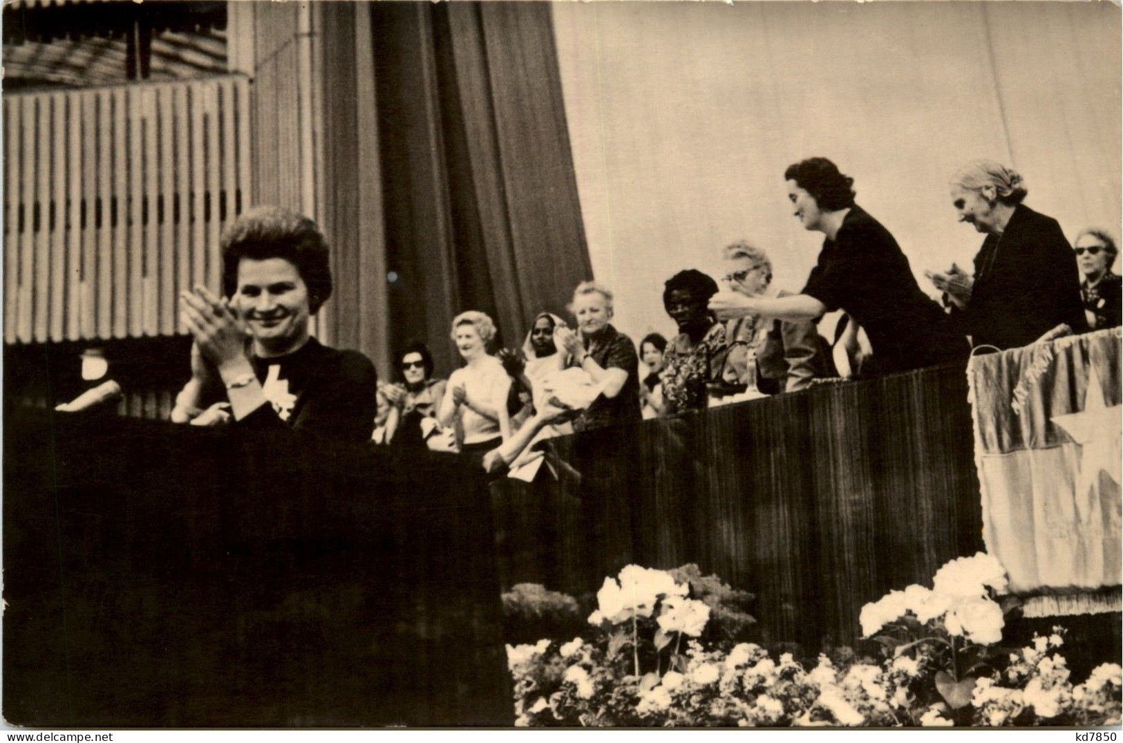 Kossmonaution Valentina Tereschkawa Auf Dem Weltkongress Der Frauen - Moscow 1963 - Ruimtevaart