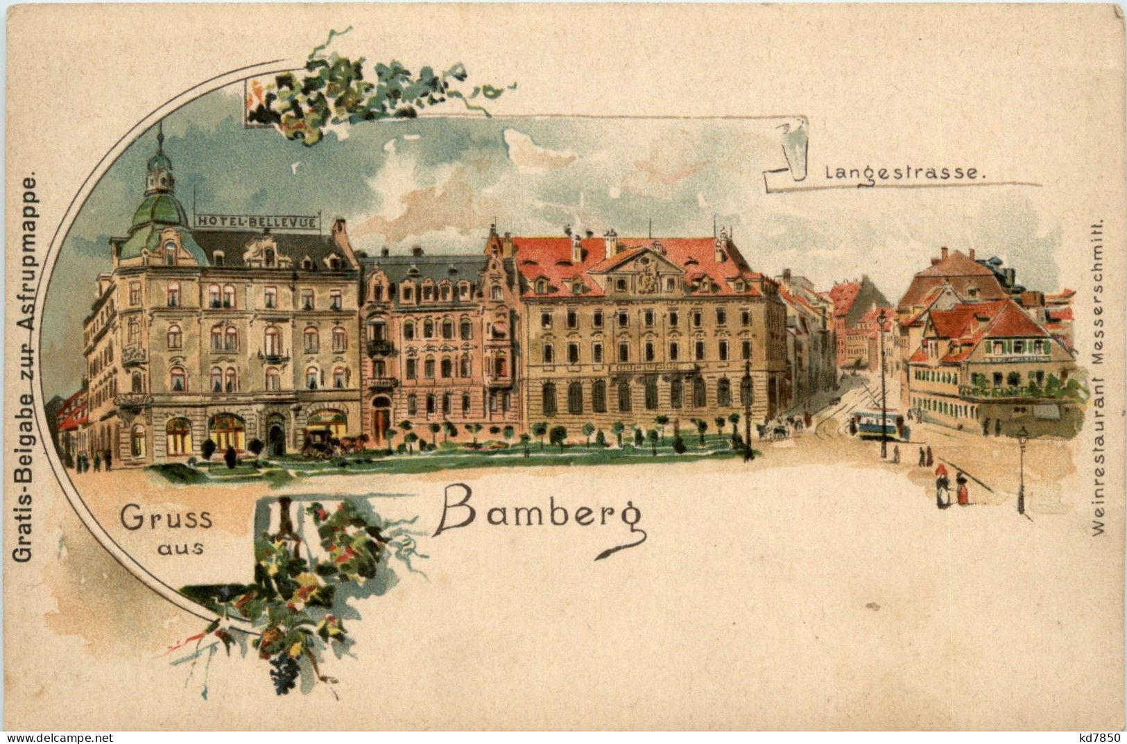 Gruss Aus Bamberg - Litho - Bamberg