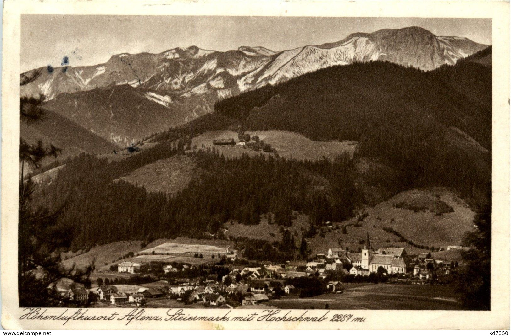 Aflenz/Steiermark - Höhenluftkurort Mit Hochschwab - Alfenz