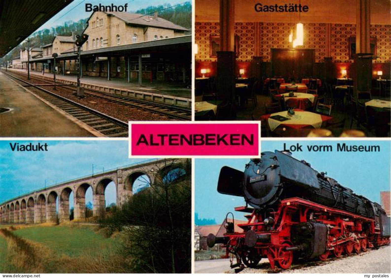 73897848 Altenbeken Bahnhof Gaststaette Viadukt Lok Vorm Museum Altenbeken - Altenbeken