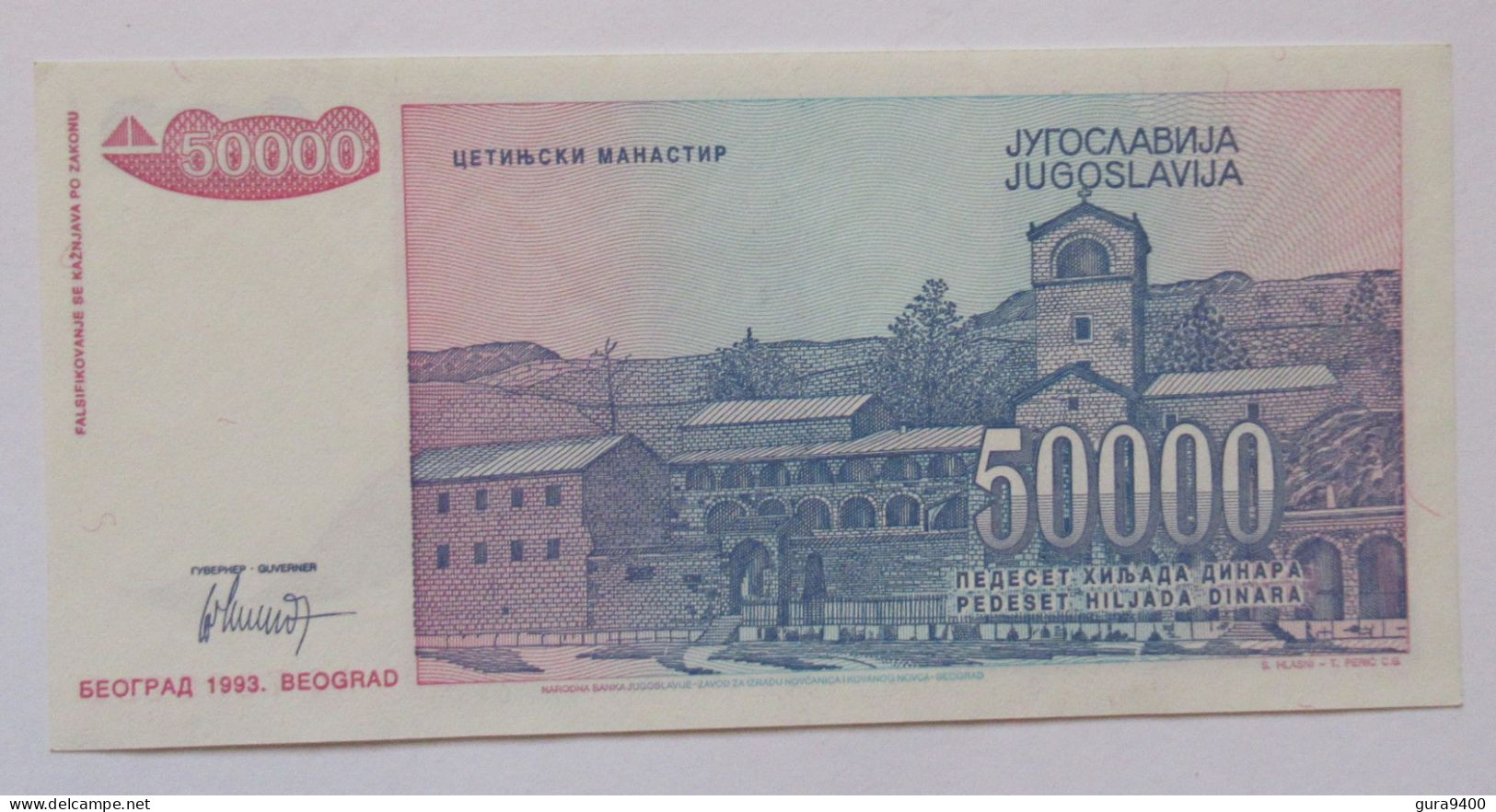 Joegoslavië 50.000 Dinara  1993 - Joegoslavië