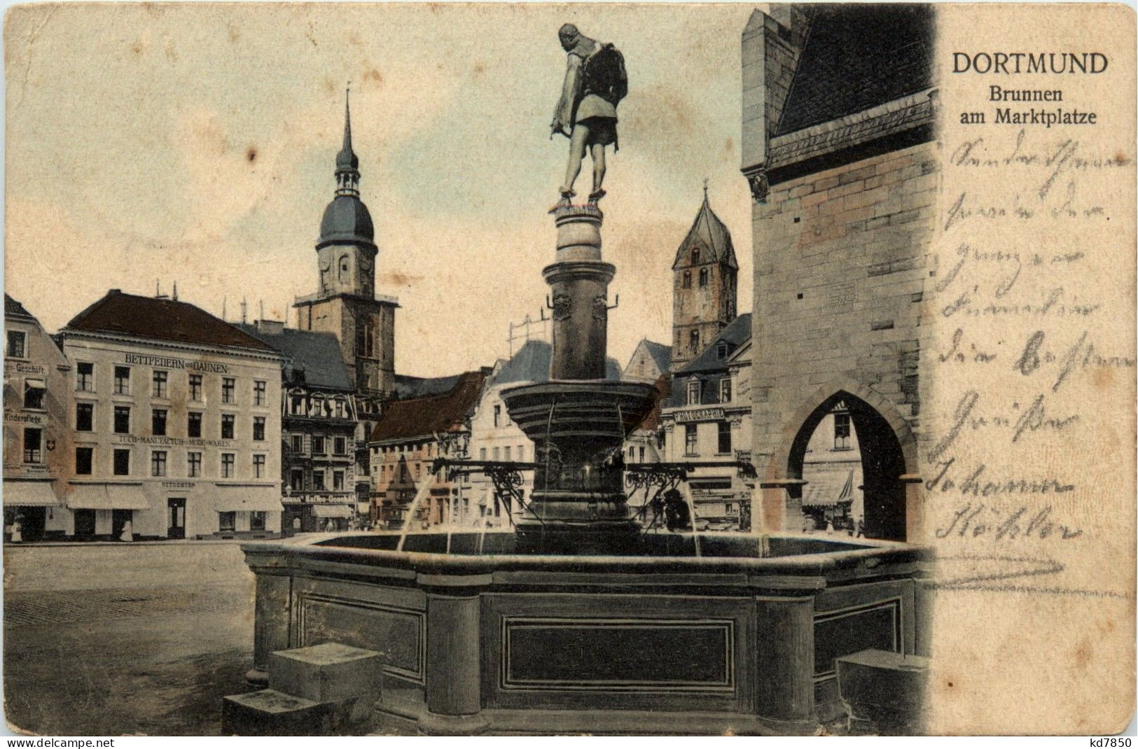 Dortmund - Brunnen Am Marktplatz - Dortmund