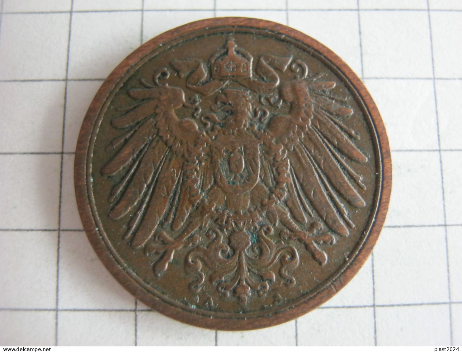 Germany 2 Pfennig 1911 A - 2 Pfennig